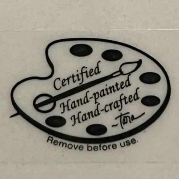 NWT & Rare! 3 TEMPTATIONS by Tara Floral Lace Green Plates Beaded Edge Stoneware - Picture 14 of 15